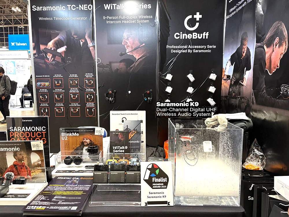 Saramonic K9 Wins Prestigious Recognition at Inter BEE 2025